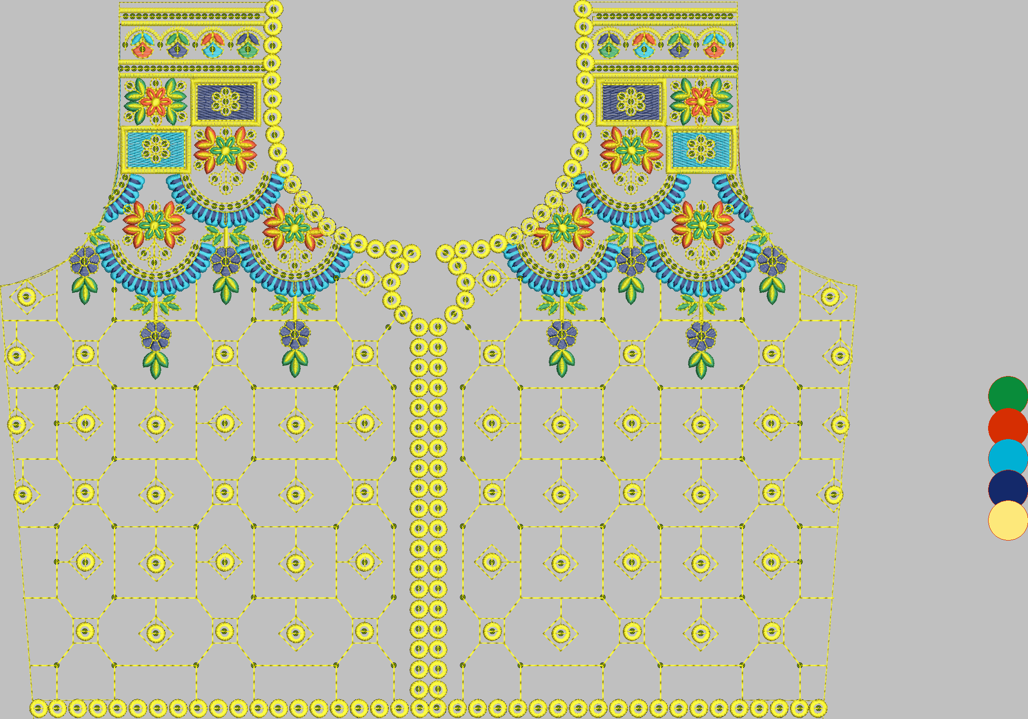 Sequence Stitch Blouse 011