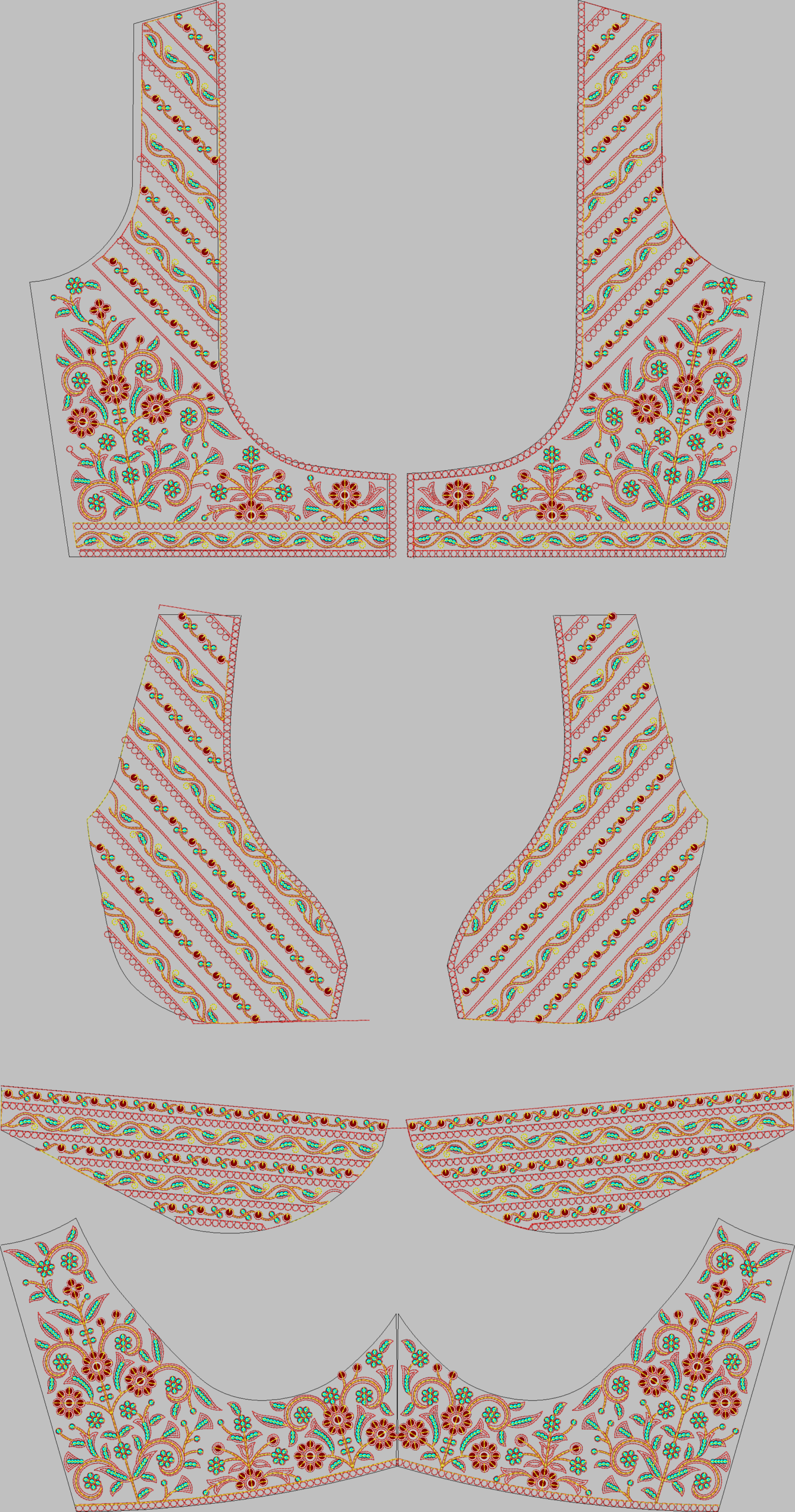 Sequence Stitch Blouse 031