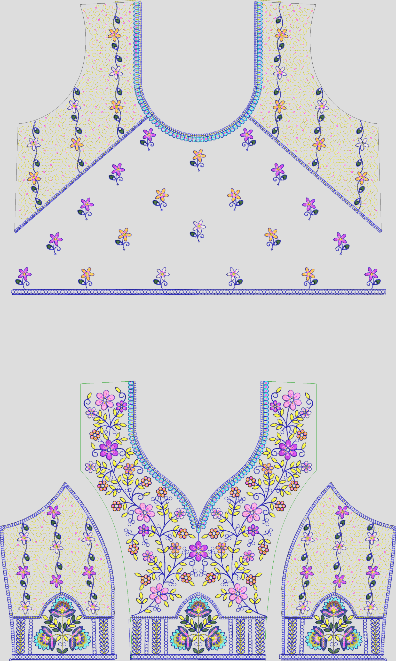 Sequence Stitch Blouse 032