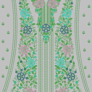 Long suit with panel top and dupatta 37