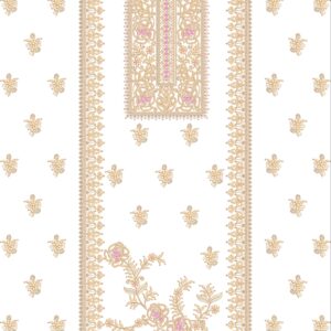 Long suit with panel top and dupatta 268