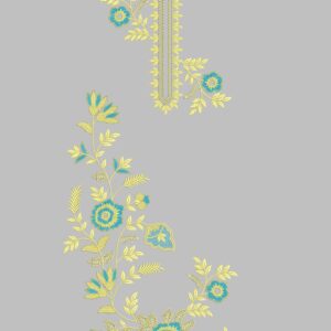 Long suit with panel top and dupatta  60