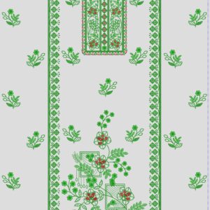Long suit with panel top and dupatta  13