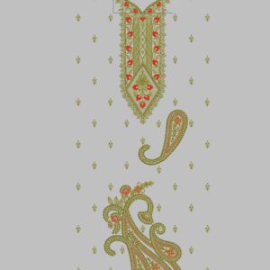 Long suit with panel top and dupatta 106