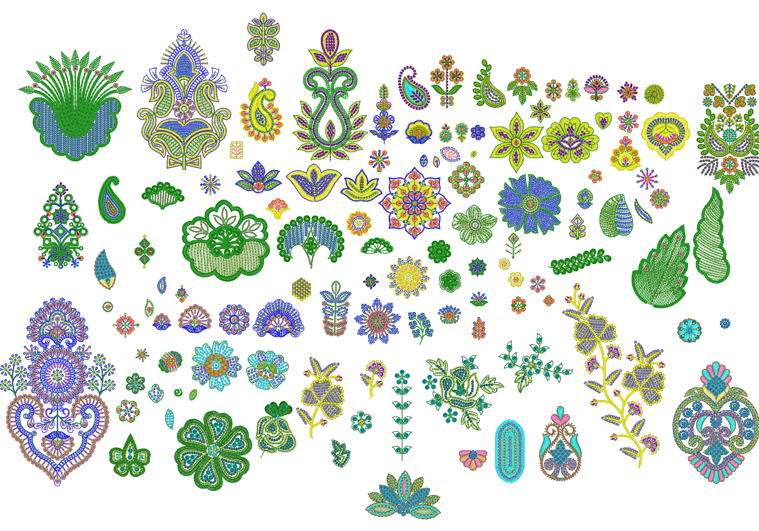BEADS MATERIAL COLLECTION – 200+ BUTTA
