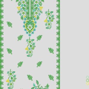 Long suit with panel top and dupatta 110