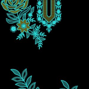 Long suit with panel top and dupatta 151