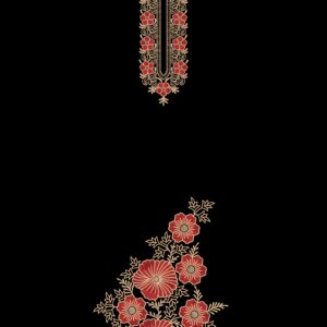 Long suit with panel top and dupatta 18