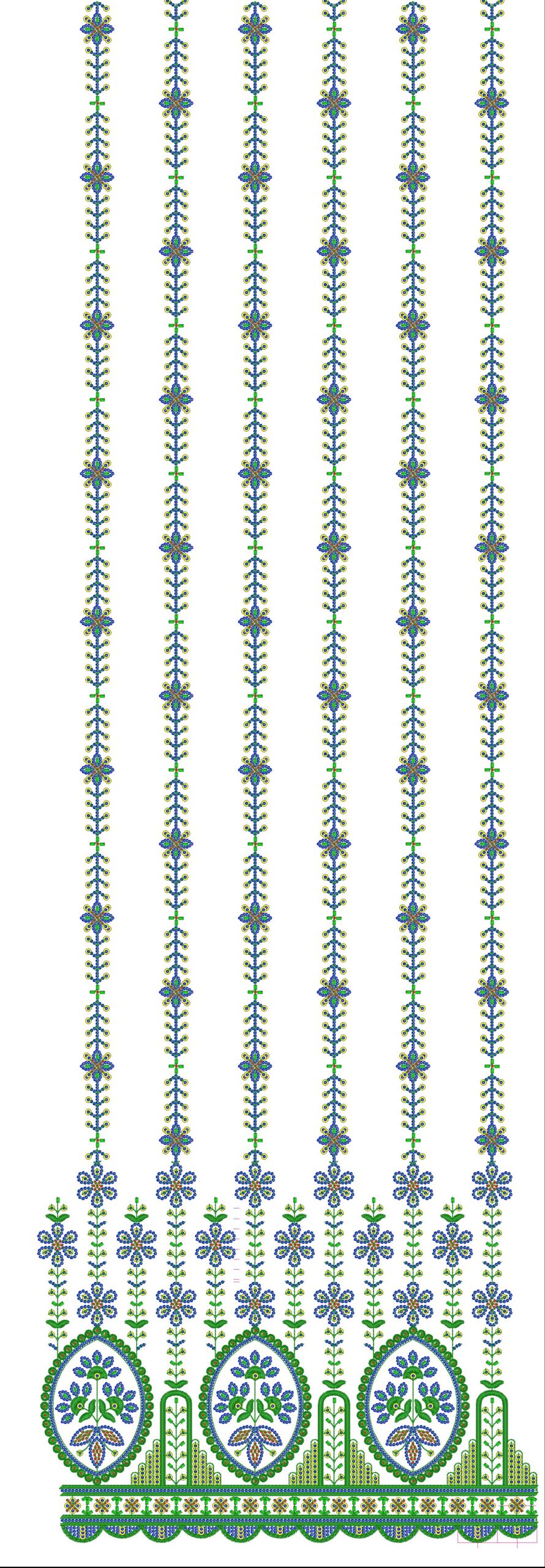 beads all-over design 608