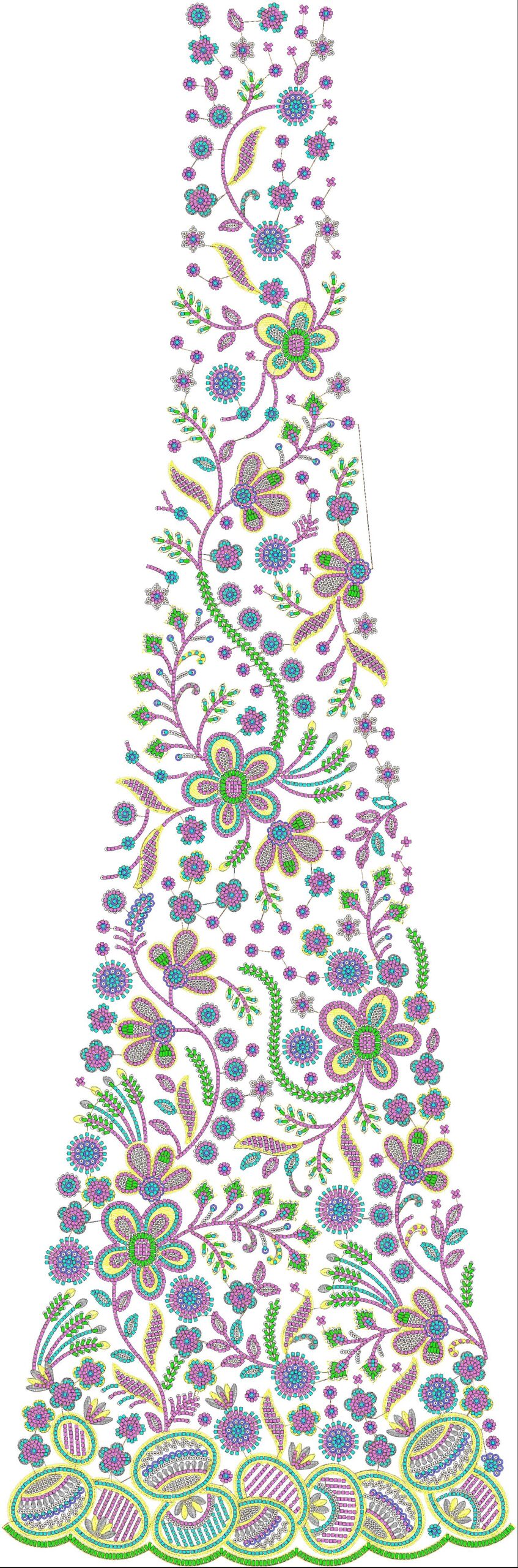 180 Beads Lehenga Kali Designs Only βΉ999 - Image 18