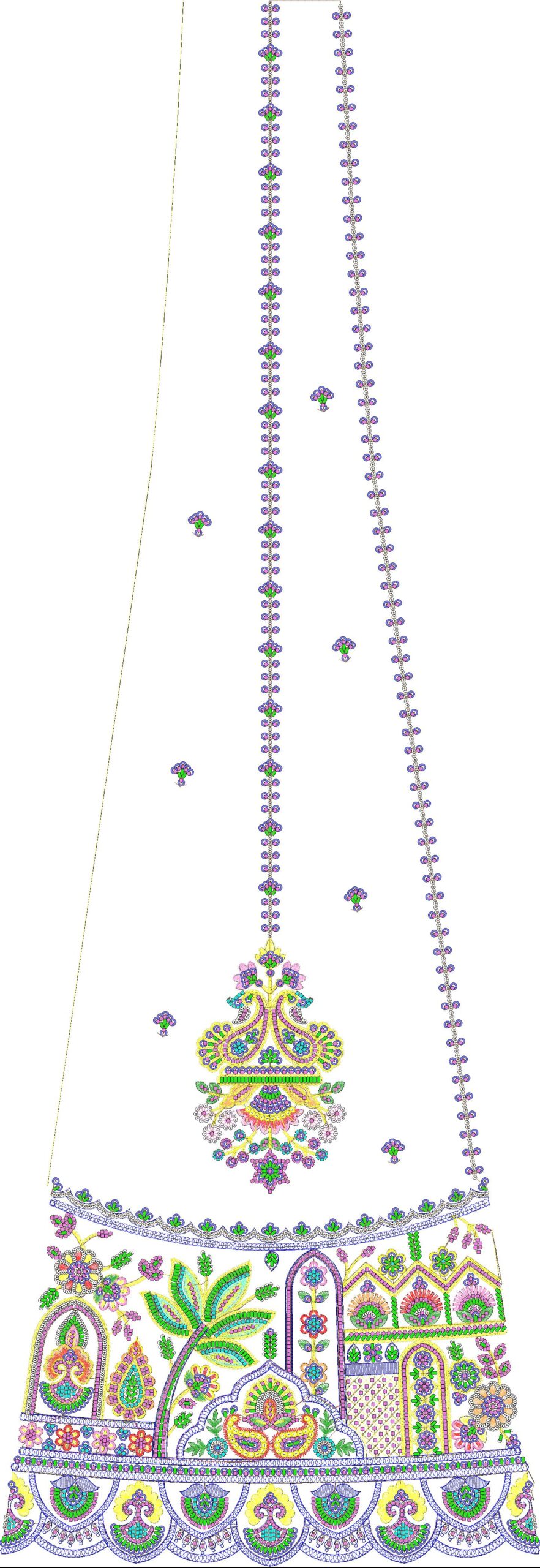180 Beads Lehenga Kali Designs Only βΉ999 - Image 13