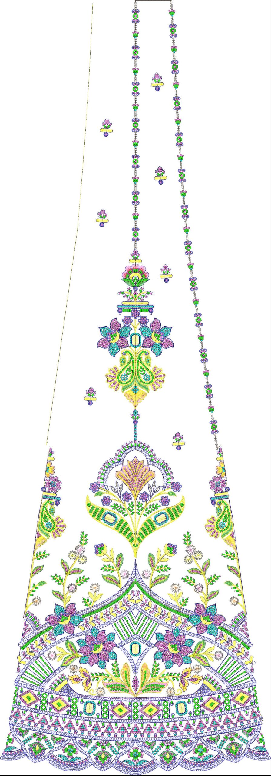 180 Beads Lehenga Kali Designs Only βΉ999 - Image 4
