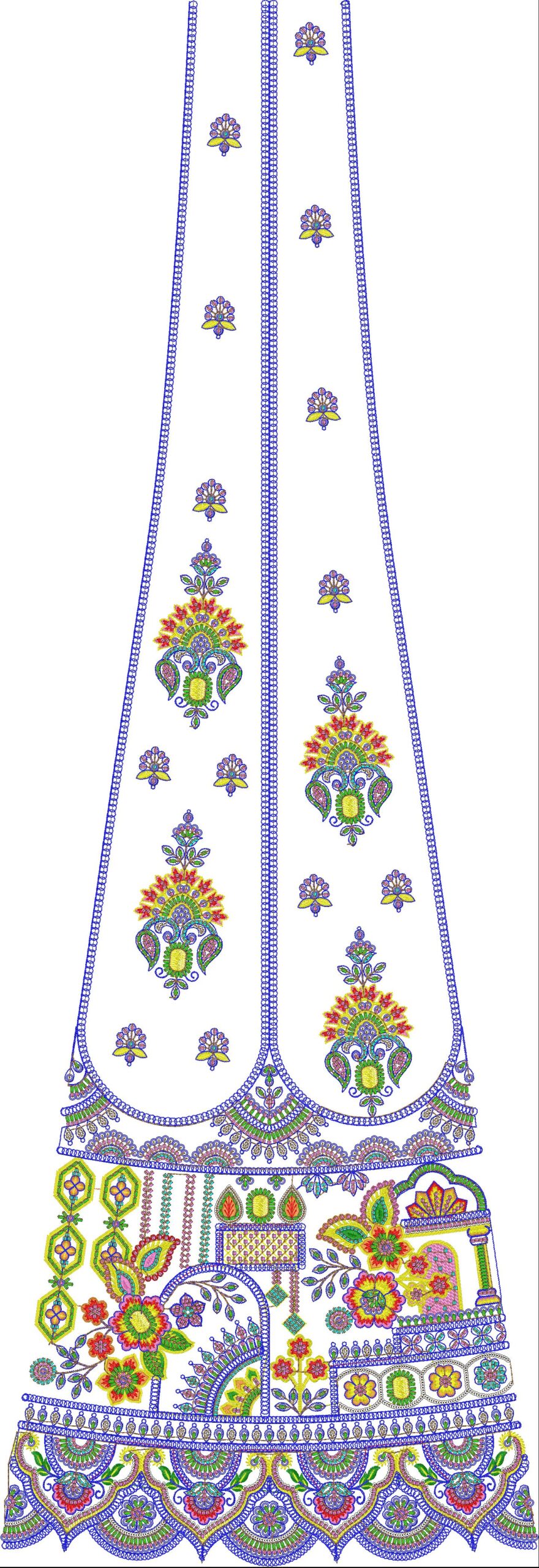 180 Beads Lehenga Kali Designs Only βΉ999 - Image 3