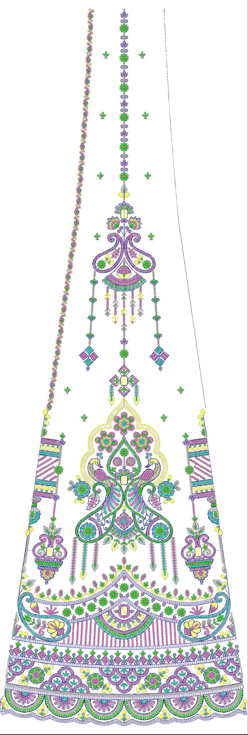 180 Beads Lehenga Kali Designs Only βΉ999 - Image 7