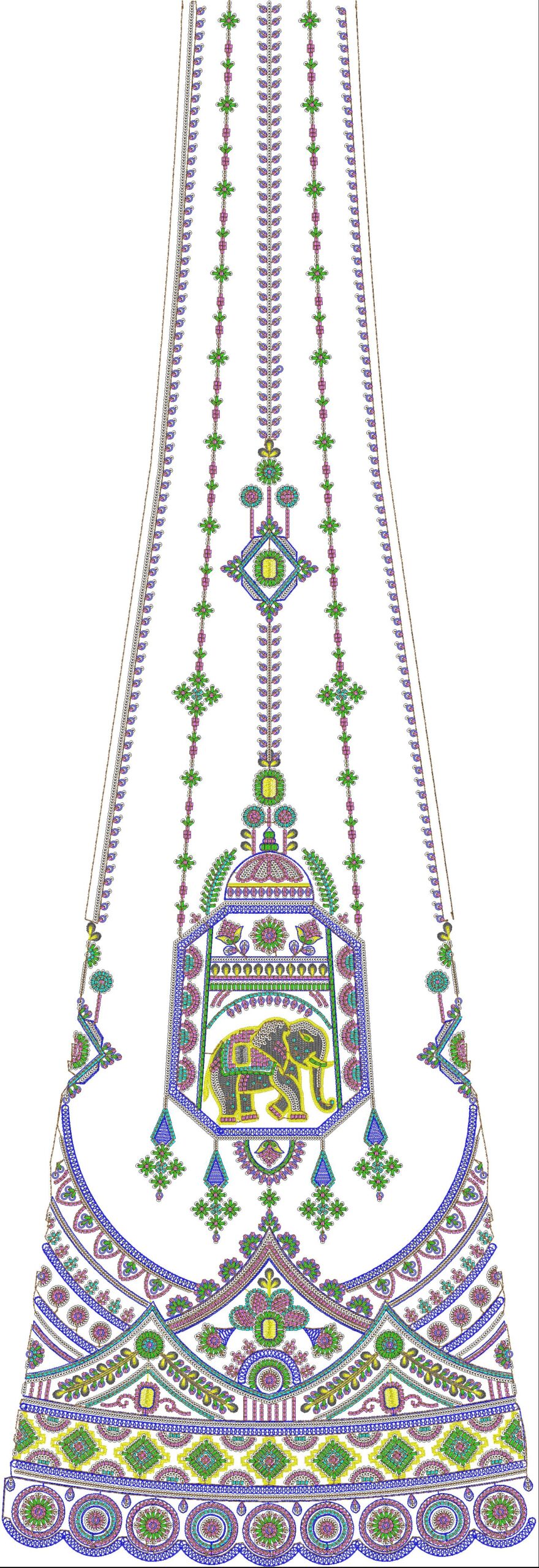 180 Beads Lehenga Kali Designs Only βΉ999 - Image 6