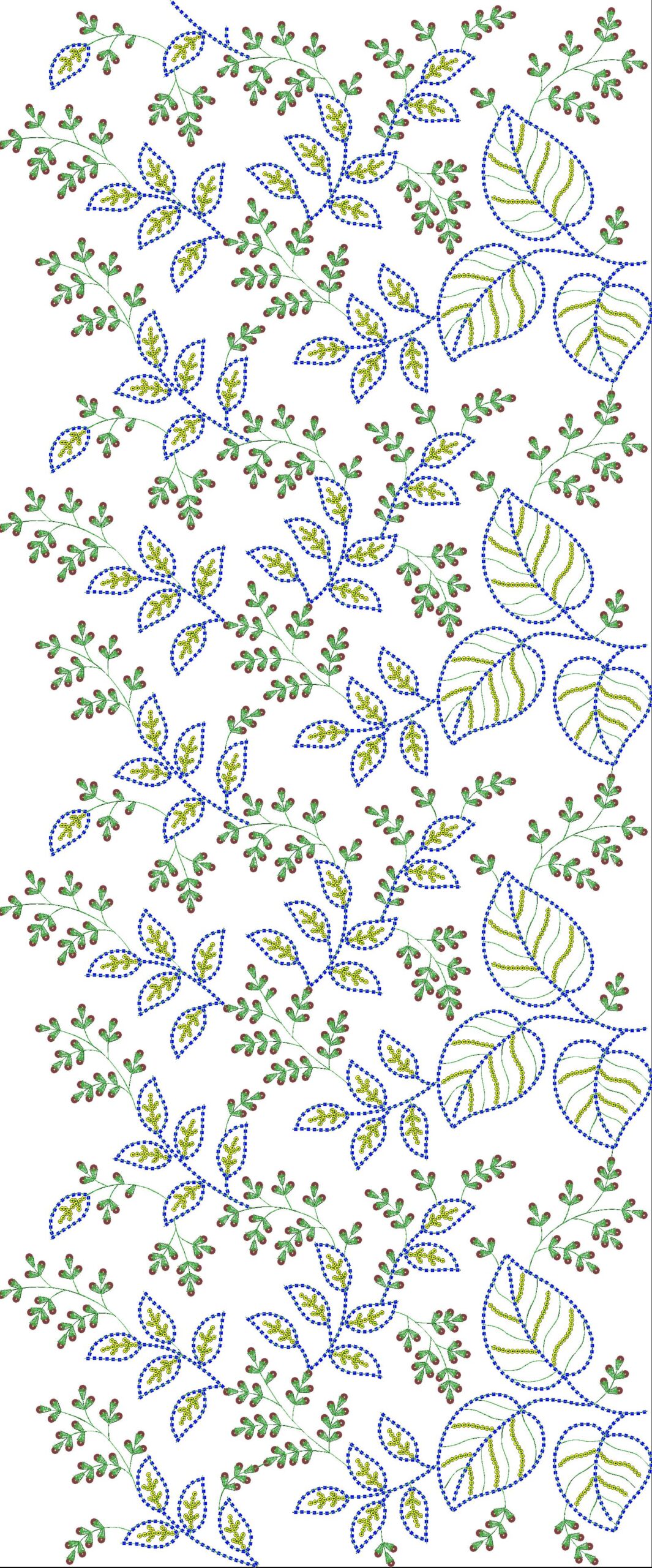 beads all-over design 622